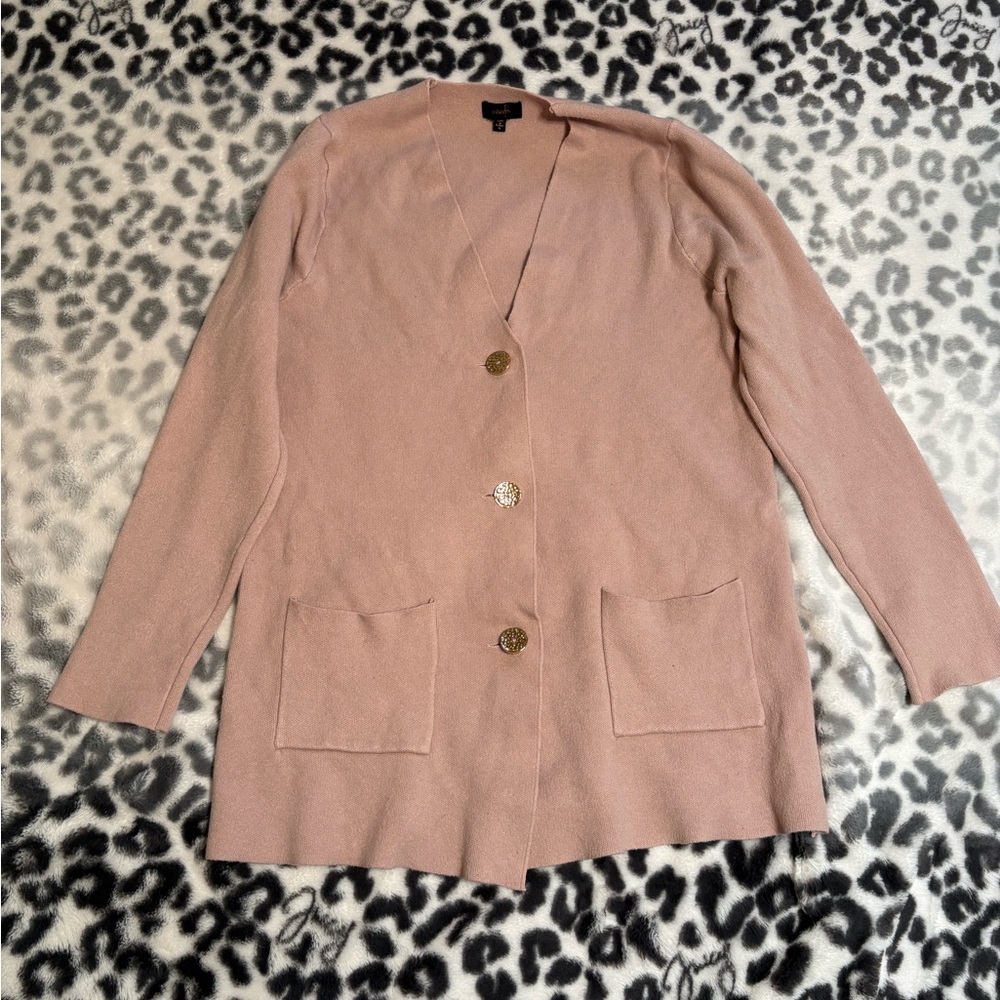 Ontwelfth Dusty Pink Long Cardigan